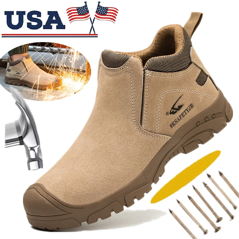 Botas De Trabajo Para Hombre Mens Welding Safety shoes Composite toe work boots