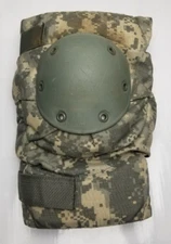 USGI Military Tactical Combat Knee Pads Pair, ACU Pattern, RFI Issue, Large VGC