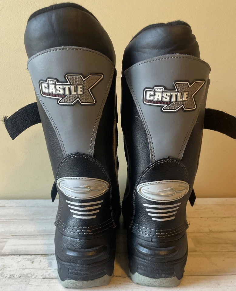 Castle X Race Racewear Moto de Nieve Impermeable Aislado Botas de Invierno para Hombres Talla 6M Foto 3 de 4