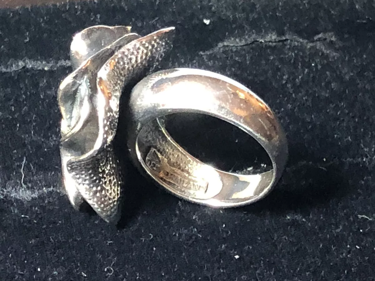 Silpada Sterling Silver Flower Ring Size 7 R1809 TONS OF SOLID