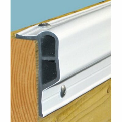 Dock Edge DE1136F White PVC Guard Profile Dock Edging 10 Foot Length