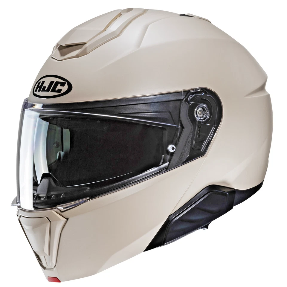 HJC i91 Modular Sunscreen Motorcycle Helmet Sand Beige S M L XL 2X 3X 4X 5XL BK Foto 2 de 3