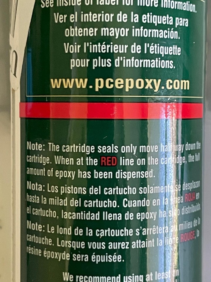 PCCONCRETE 72561, Injectable Repair & Anchoring Epoxy 3X stronger than