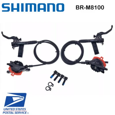 Shimano XT BL BR-M8100 Hydraulic Disc Brake Set Levers Pair Front Rear J03A