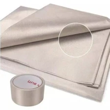 Faraday Fabric (43"W × 236"L Fabric + 780"L Tape), Emp Proof Military Grade