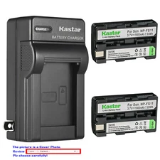 Kastar Battery Wall Charger for Sony NP-FS11 FS10 AC-VQ11 & Sony DCR-PC1 Camera