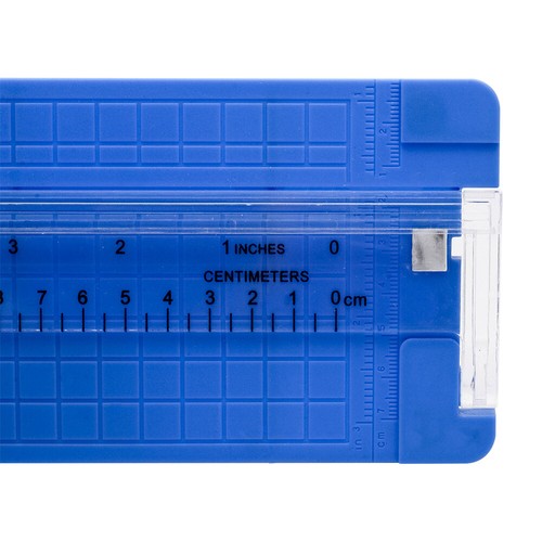 A4 Photo Paper Cutter Guillotine Card Trimmer Ruler Office Art Heavy Duty Blue - Picture 10 of 10