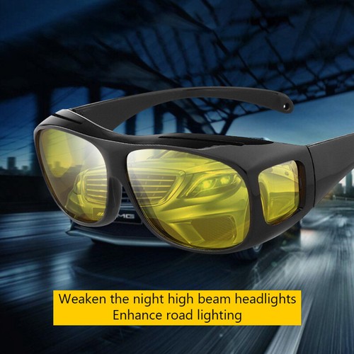 Night Vision Sunglasses Car Night Driving Glasses Driver Goggles Unisex Glasses - Picture 5 of 18