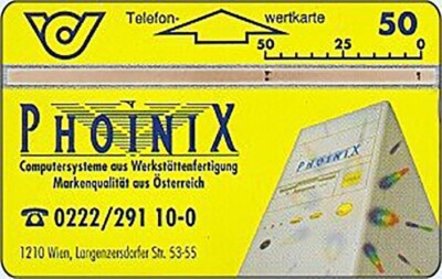 NEUWERTIG Telekom Austria Group Landis & Gyr Karte Telefonkarte Phoinix 501A