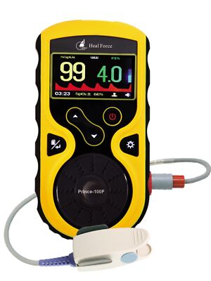 Creative PC-66B (Heal Force 100F) hochauflösendes FARB-Handpulsoximeter