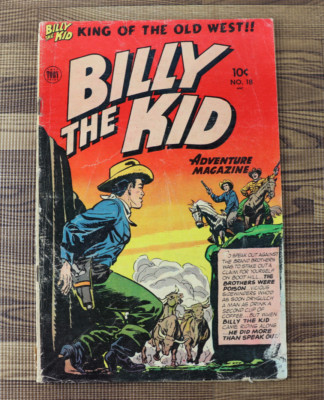 1953 TOBY Press Comics BILLY The Kid Adventure Magazine #18 P/VG+