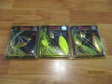 Lot of 3 Picasso Spinnerbait Lures- Vintage Old Stock New in Pack