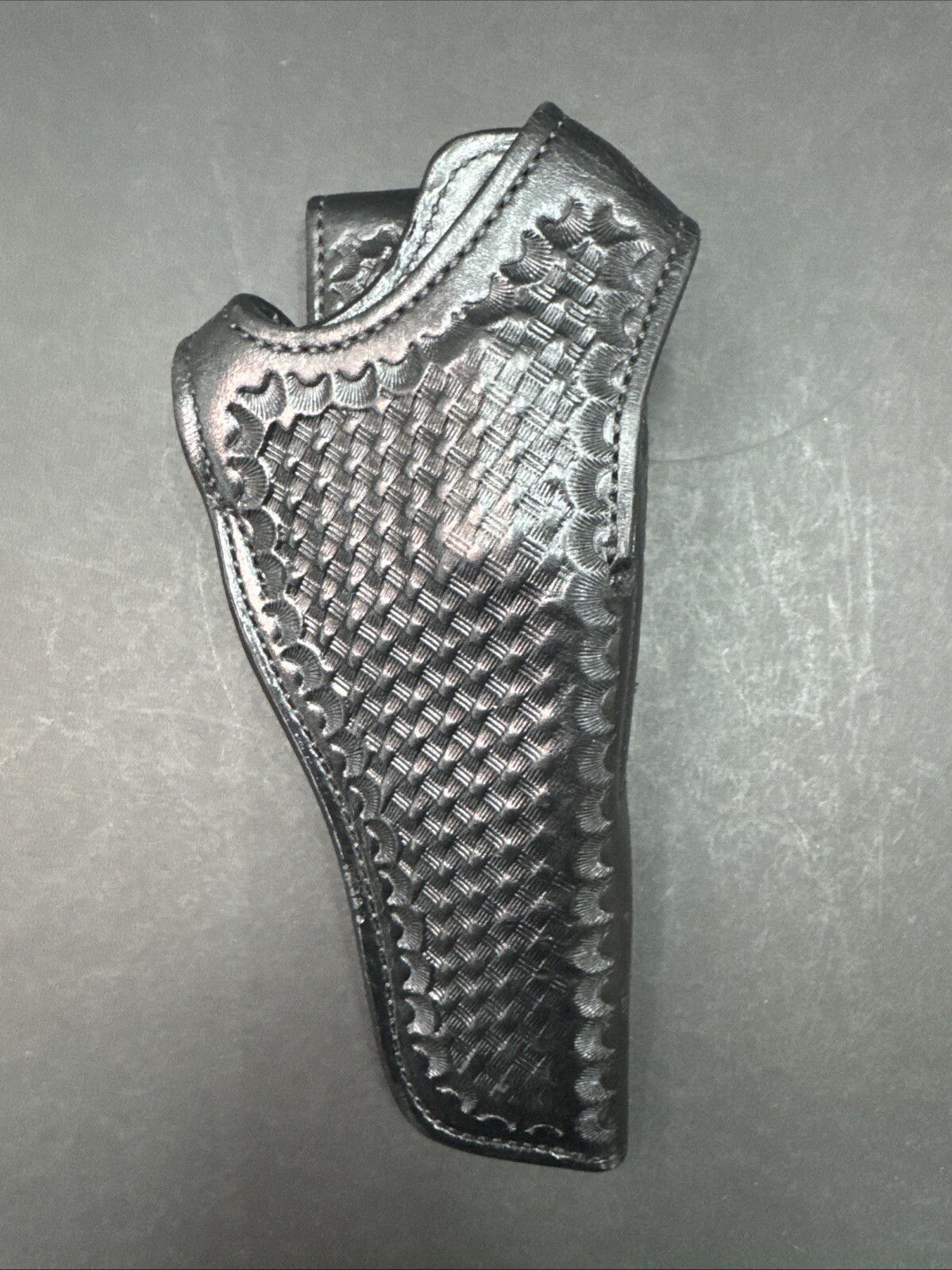 Northern Plains Full Frame S&W 357 Magnum Leather Revolver Holster Black OWB