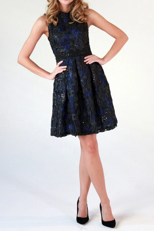 Vestido Isaac Mizrahi Nuevo con Etiquetas Roseta Encaje Talla 6, Talla 8, Talla 12 Foto 2 de 4