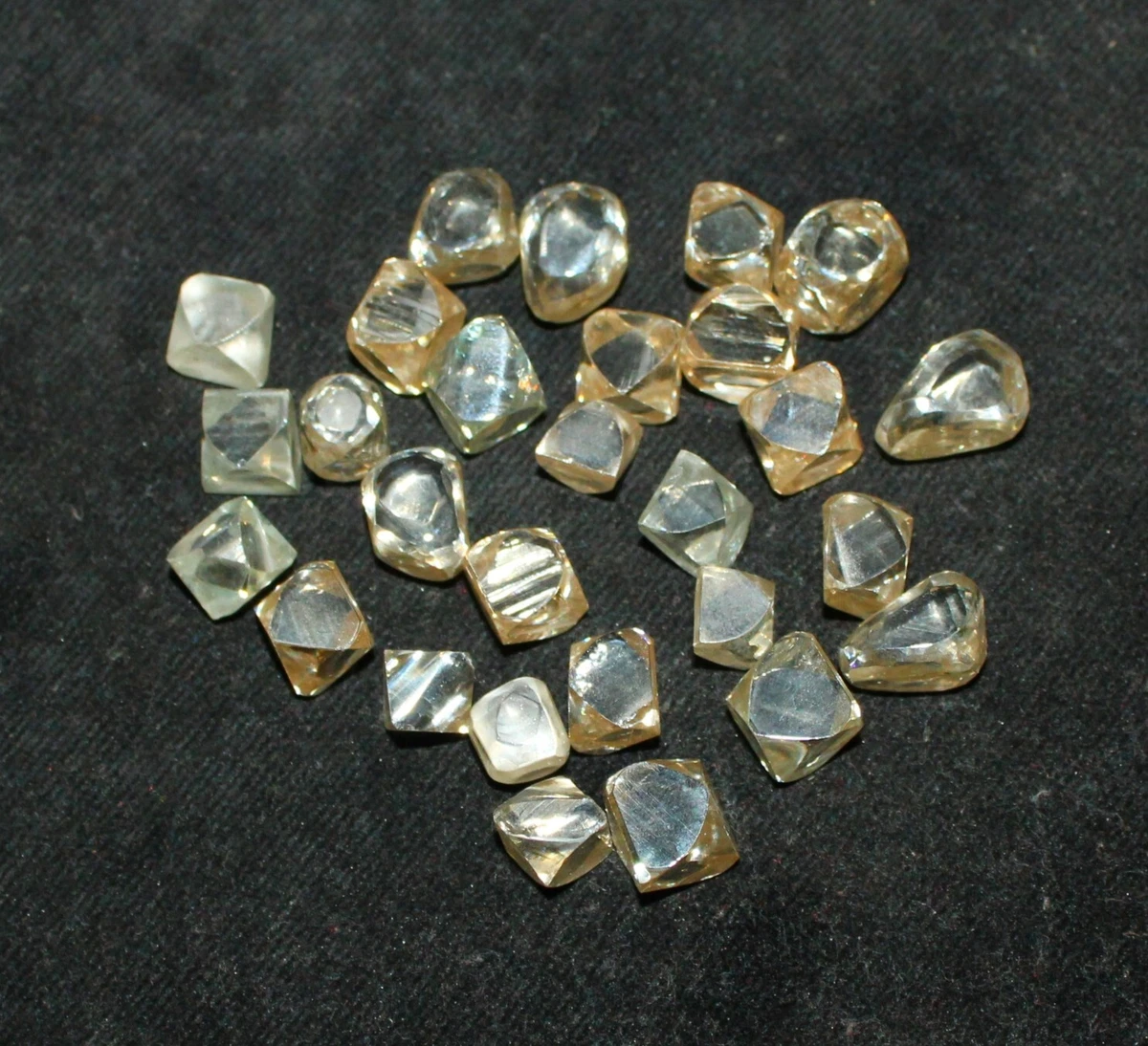 9/10mm Moissanite Rough, VVS, top VVS, White color,off white raw Moissanite  roug | eBay