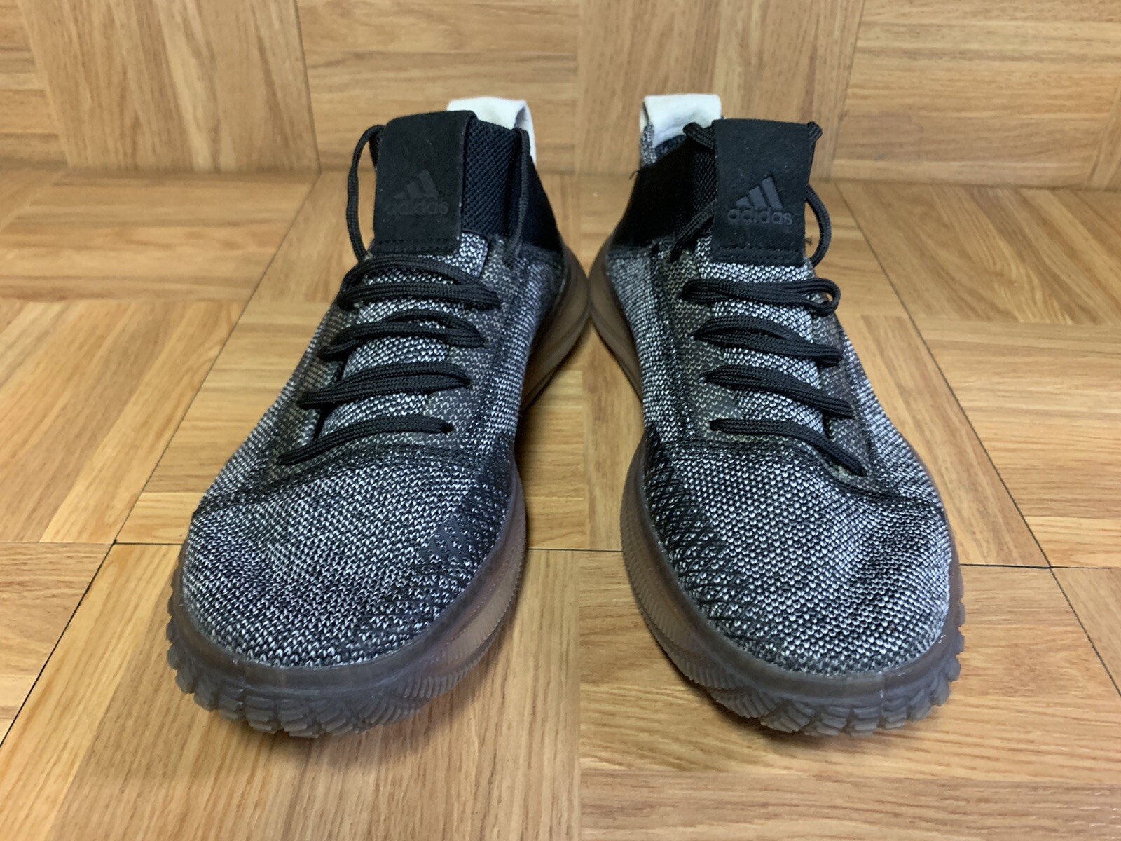RARE🔥 Adidas PureBoost Trainer Gray Gum OREO Sz 5.5 Womens Running Shoes BB7218 image 4