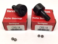 Torrington CRS-14 Cam Follower Bearing 7/8" OD CF-7/8-S 1/2" Width (Pack Of 2)