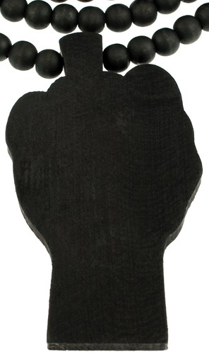 Nuevo colgante Power Fist Freedom Justice con cuentas de madera natural o collar de metal - Imagen 27 de 109