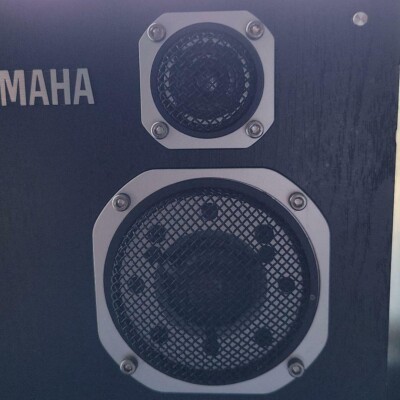 YAMAHA NS-1000MM Speaker Pair Black Back Shelf Speaker Work