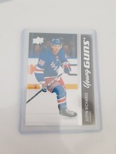 2021-22 Upper Deck Justin Richards Young Guns YG Rookie #480 Rangers