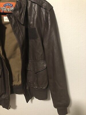 COOPER TYPE A-2 USAF Mens USA Made Leather Bomber Flight COOPER TYPE A-2 USAF Mens USA Made Leather Bomber Flight