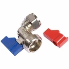 Angled Washing Machine Valve 15MM X 3/4" inch BSP KIngfisher