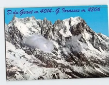 Postcard Dent du Géant & Grandes Jorasses Courmayeur Italy