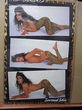vintage Second Skin Sam Maxwell poster hot girl man cave car garage 12221