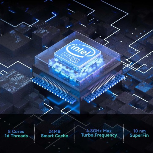 Intel NUC NUC11BTMi7 Core i7-11700B Processor 4.8GHz UHD Graphics Desktop PC - Picture 2 of 7