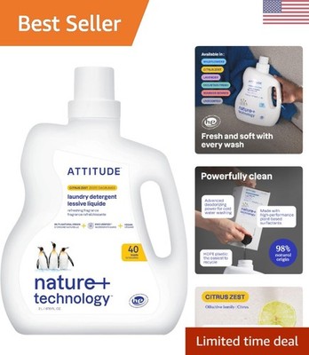 Plant-Based Liquid Laundry Soap, EWG Verified &    67.6 Fl Oz for 40 Loads