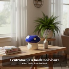 Vaso a Forma di Fungo Design Creativo Portafiori a Fungo Stile Originale