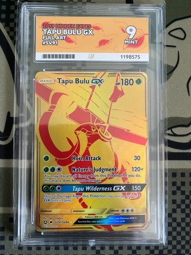 Tapu Bulu-GX graded ACE 9 for sale on eBay