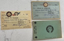 Vintage BPOE Benevolent & Protective Order of the Elks Membership Card 1950s