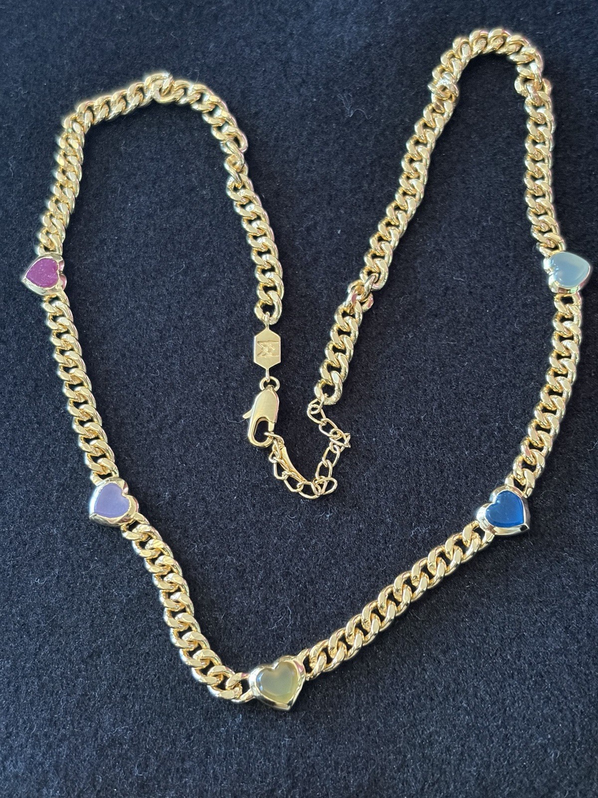 MISSOMA JELLY HEART GEMSTONE CHARM NECKLACE   Regular price £295.00