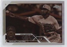 2023 Topps Chrome Update Sepia Refractor Miguel Castro #USC57 a2v