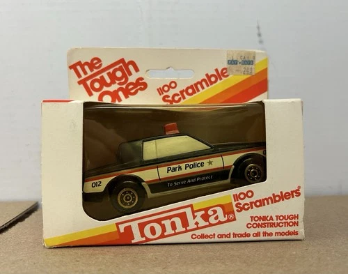 Tonka Scramblers Park Police Patrol Car Vintage 1980s Toy Car