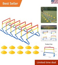 Versatile Agility Training Hurdles - 6 Pack for Enhanced Sports Performance