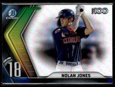 2022 Bowman #BTP-18 Nolan Jones Bowman Scouts' Top 100 Rookie 0603C