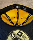 The Hundreds RSWD Rosewood Yellow Black New Era 7 3/8 Vintage — photo 3