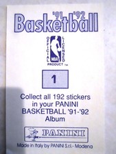 1991-92 Panini NBA Stickers Unstuck Original Sticker - You Pick Player