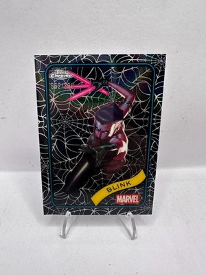 2025 Topps Chrome Marvel #48 Blink Spider Web Refractor /399