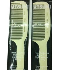 Utsumi Heat Resistant Static Free Light Weight Comb NO.299 [2 Pack] *New AUTH