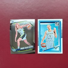 Panini Donruss Paige Bueckers Dallas Wings Rookie Prizm 2 Cards 2023