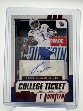 2021 Panini Contenders Draft Picks Auto #186 Pooka Williams Jr.