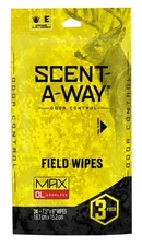 Hunters Specialties Scent-A-Way Max Field Wipes For Sensitive Skin 24 Pack 07795