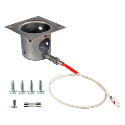 Pelletgrill Brennkasten Ersatz für Traeger 127 x 127 mm Eisenaufbau