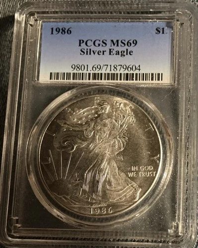 1986 $1 American Silver Eagle Dollar - Brilliant Uncirculated