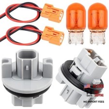Turn Signal Light Socket, Blinker Adapter Base with Wire Harness Connector
