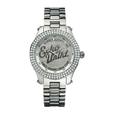 Marc Ecko Damenuhr E13598M1 Gehäuse 39mm Brillantkristalle Stahl