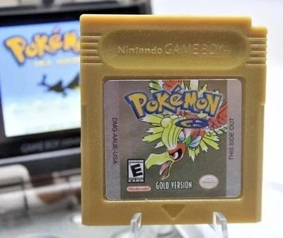 Pokemon Gold Version - Nintendo Gameboy Color - QUICKEST SHIPPING!  